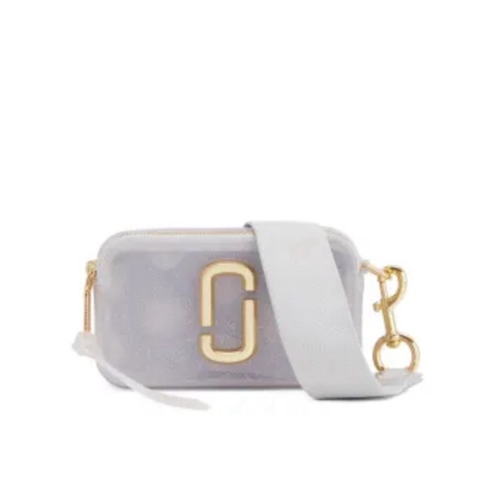 Marc Jacob’s Sikver Jelly Glitter Snapshot Purse